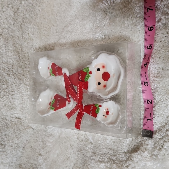 Santa Ceramic Measuring Spoons - Picture 3 of 6